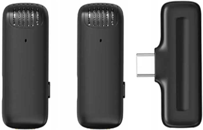 Bezprzewodowy mikrofon krawatowy do telefonu Lavalier J13 z USB C – Idealny do nagrywania