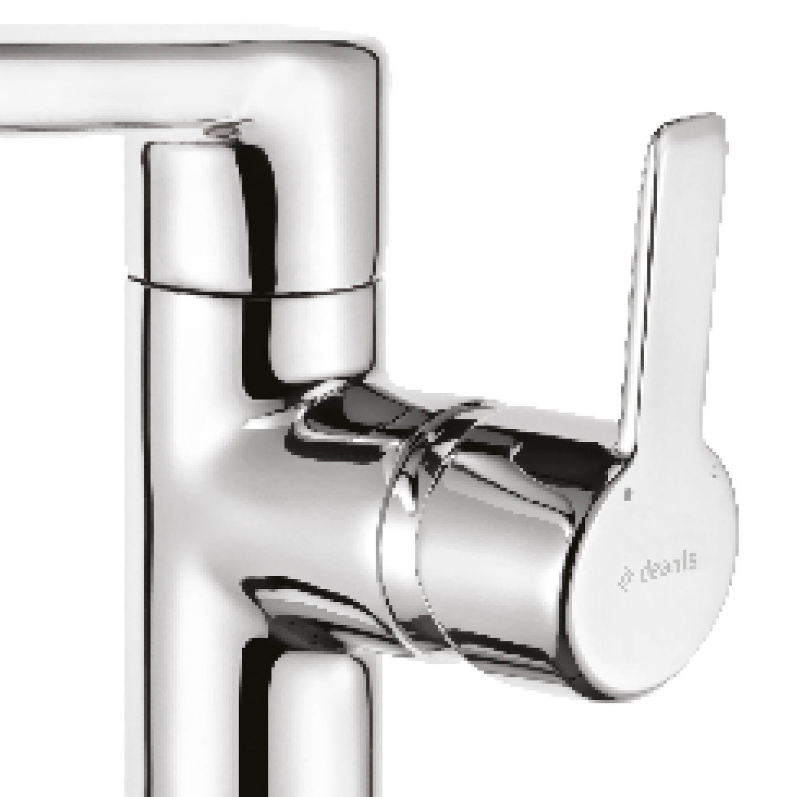 Dźwignia umieszczona z boku ułatwia utrzymanie wylewki w czystości