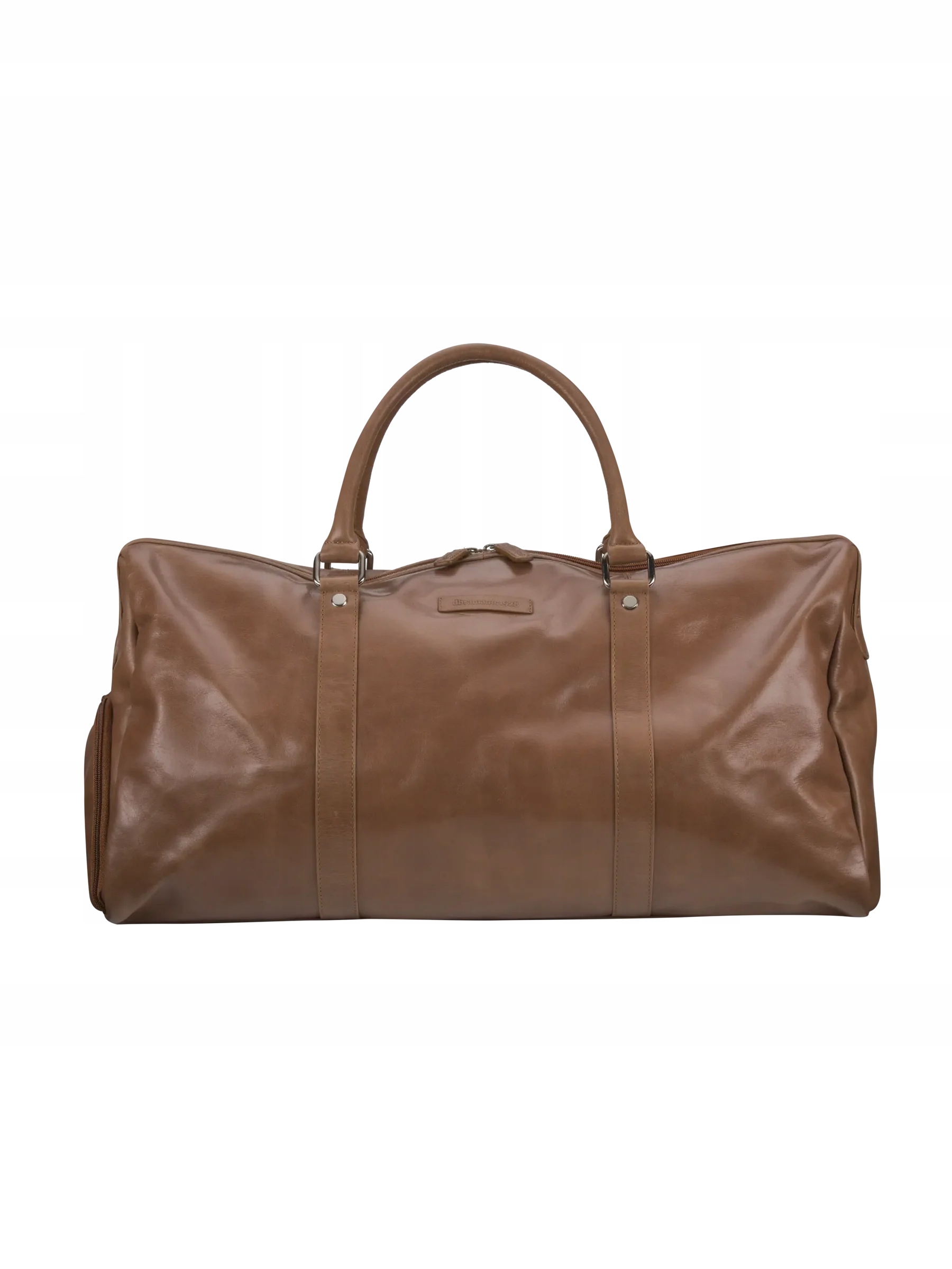 Kalundborg Sport Weekender Bag – Skórzana torba podróżna 15' w kolorze tan