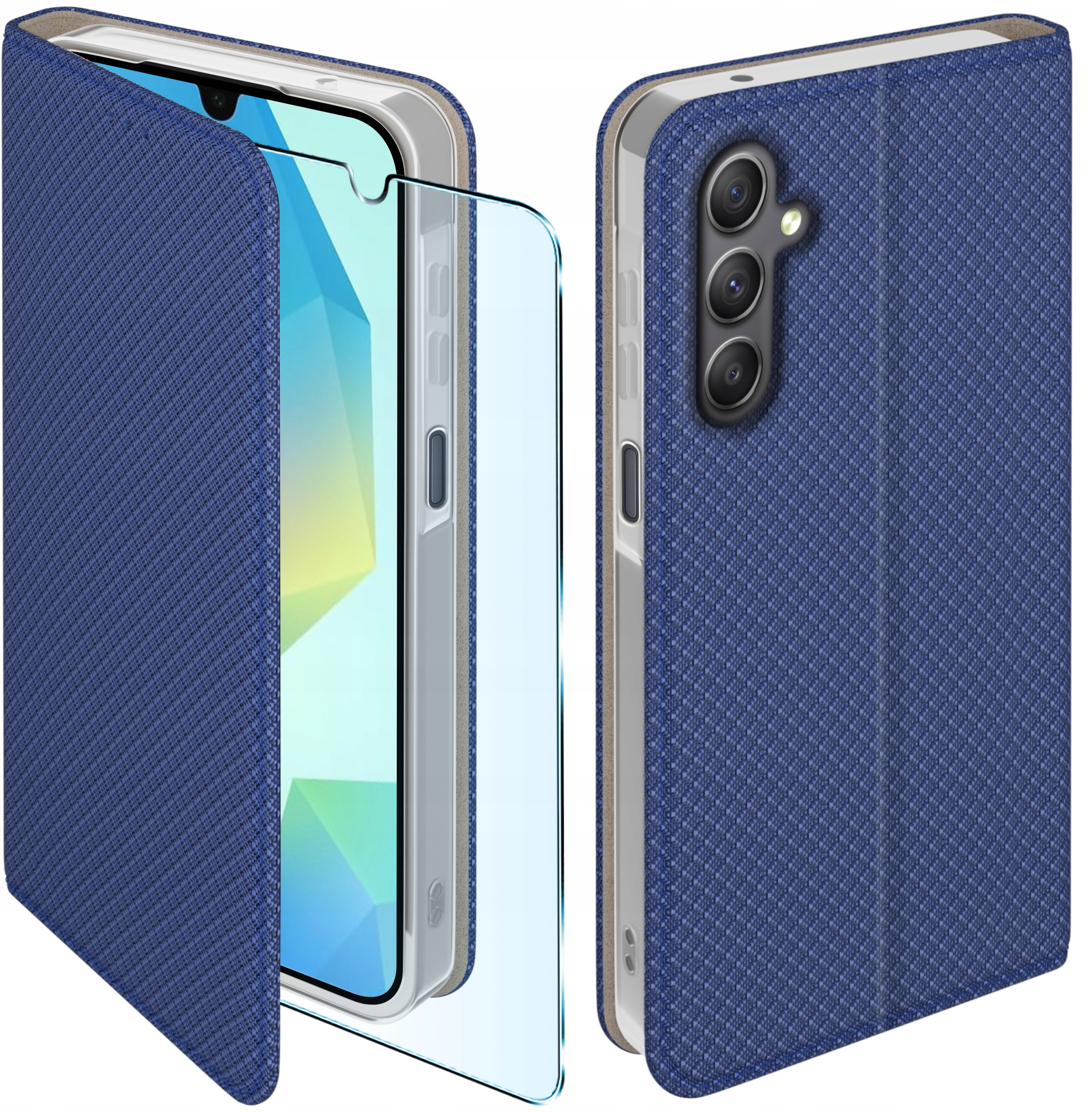 Etui do Samsung Galaxy A16 5G SMART MAGNET CASE PORTFEL + SZKŁO 9H – Ochrona i funkcjonalność w jednym