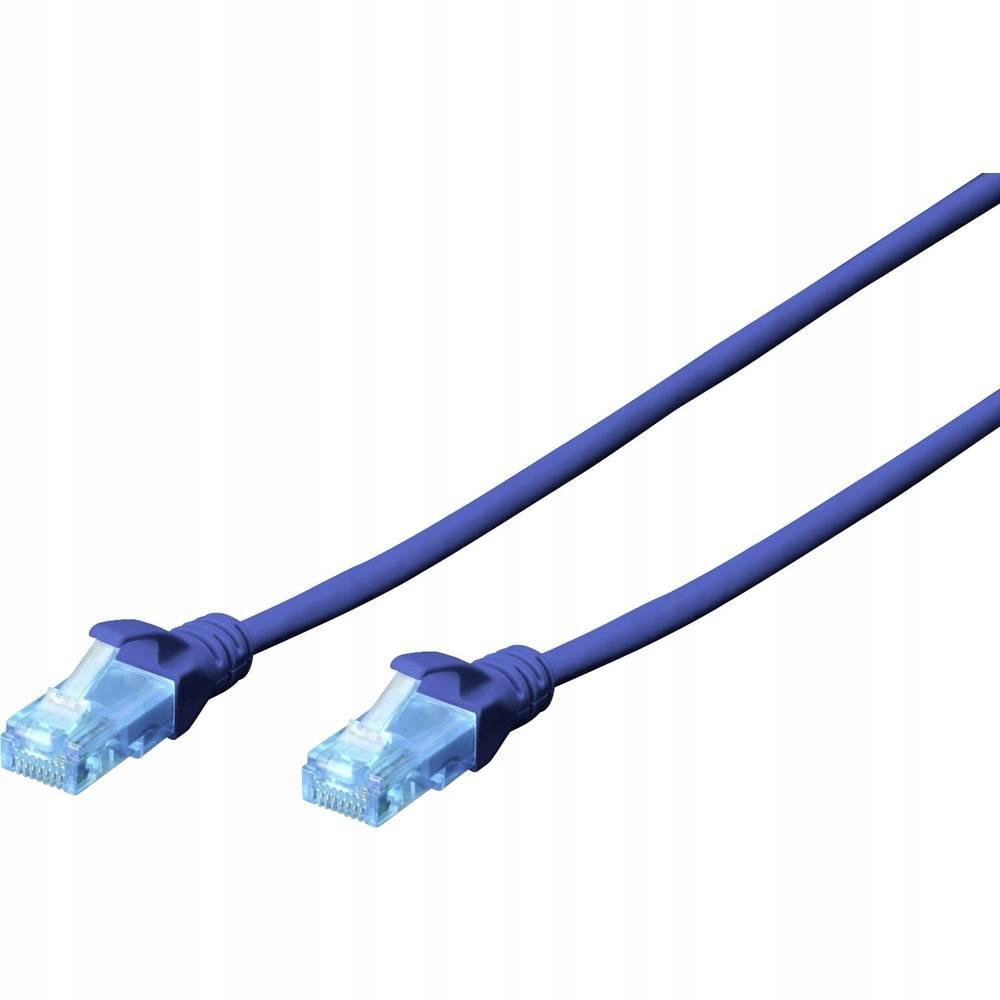 Kabel Patch Cord U/UTP kat.5e PVC 3m niebieski (DK-1512-030/B) – Idealne rozwiązanie dla Twojej sieci