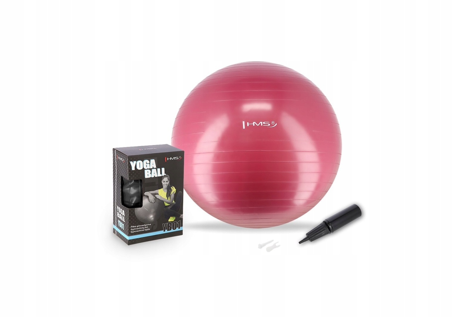 Piłka do ćwiczeń YB01 65 cm – Idealny partner w treningu