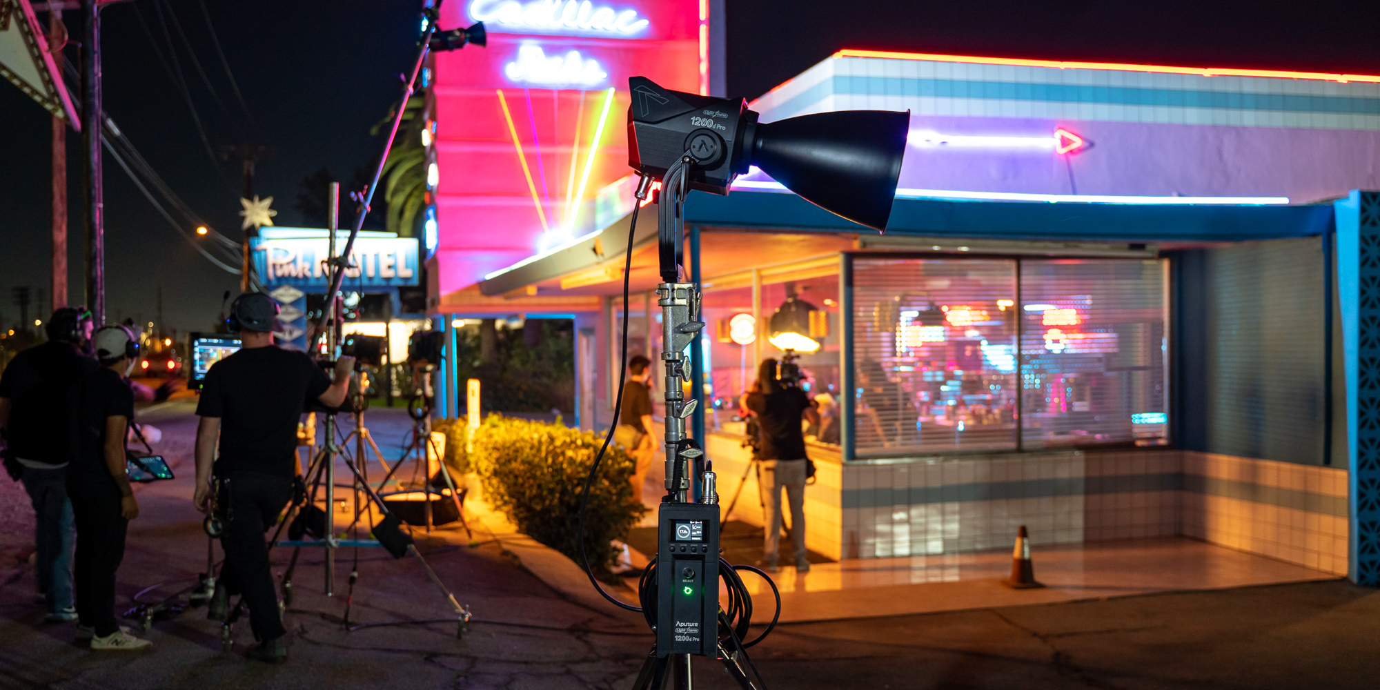 Lampa LED Aputure Light Storm LS 1200d Pro - V-mount - Aplikacja Sidus Link