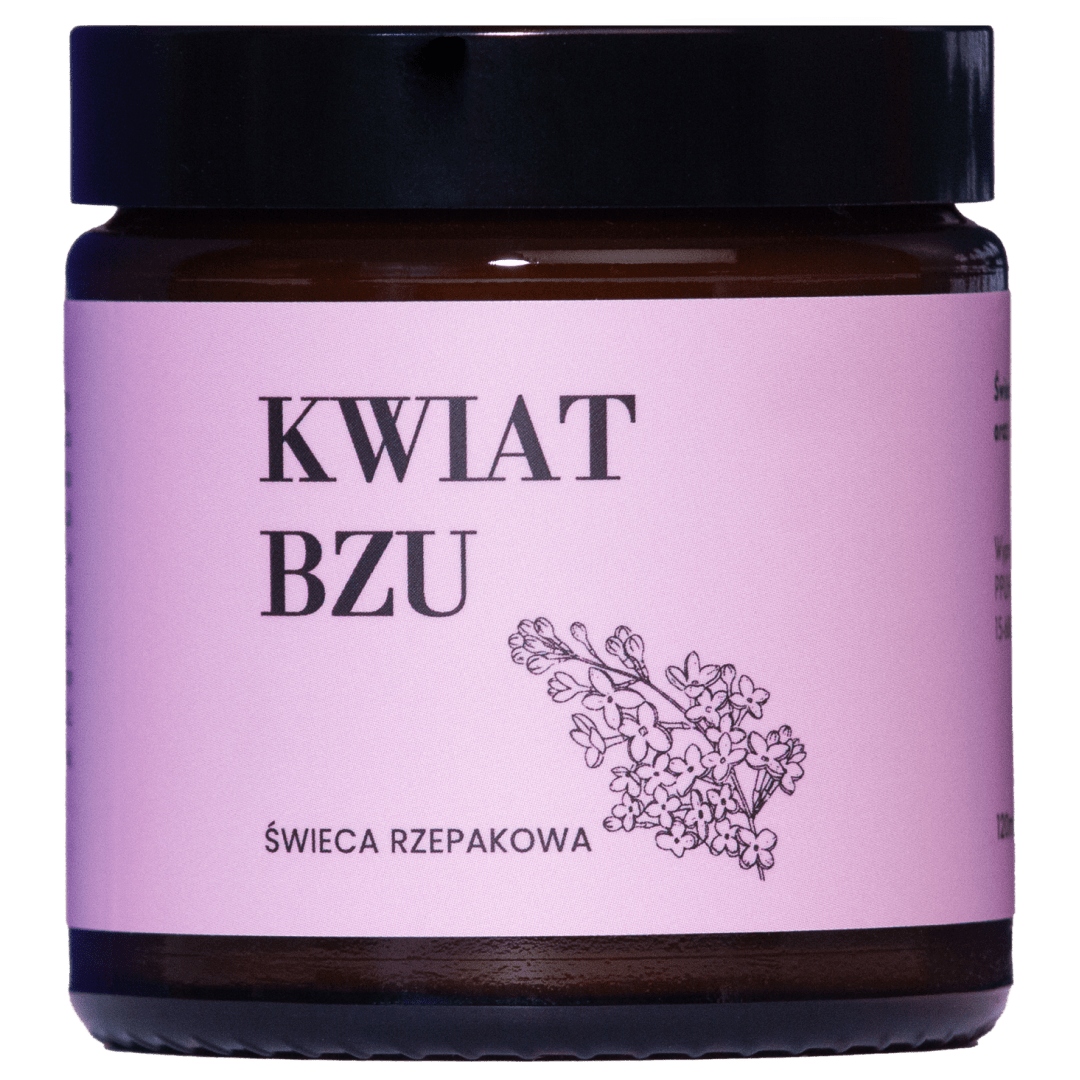 Mglife Świeca zapachowa Kwiat Bzu 120ml – Aromat wiosennego ogrodu w Twoim domu