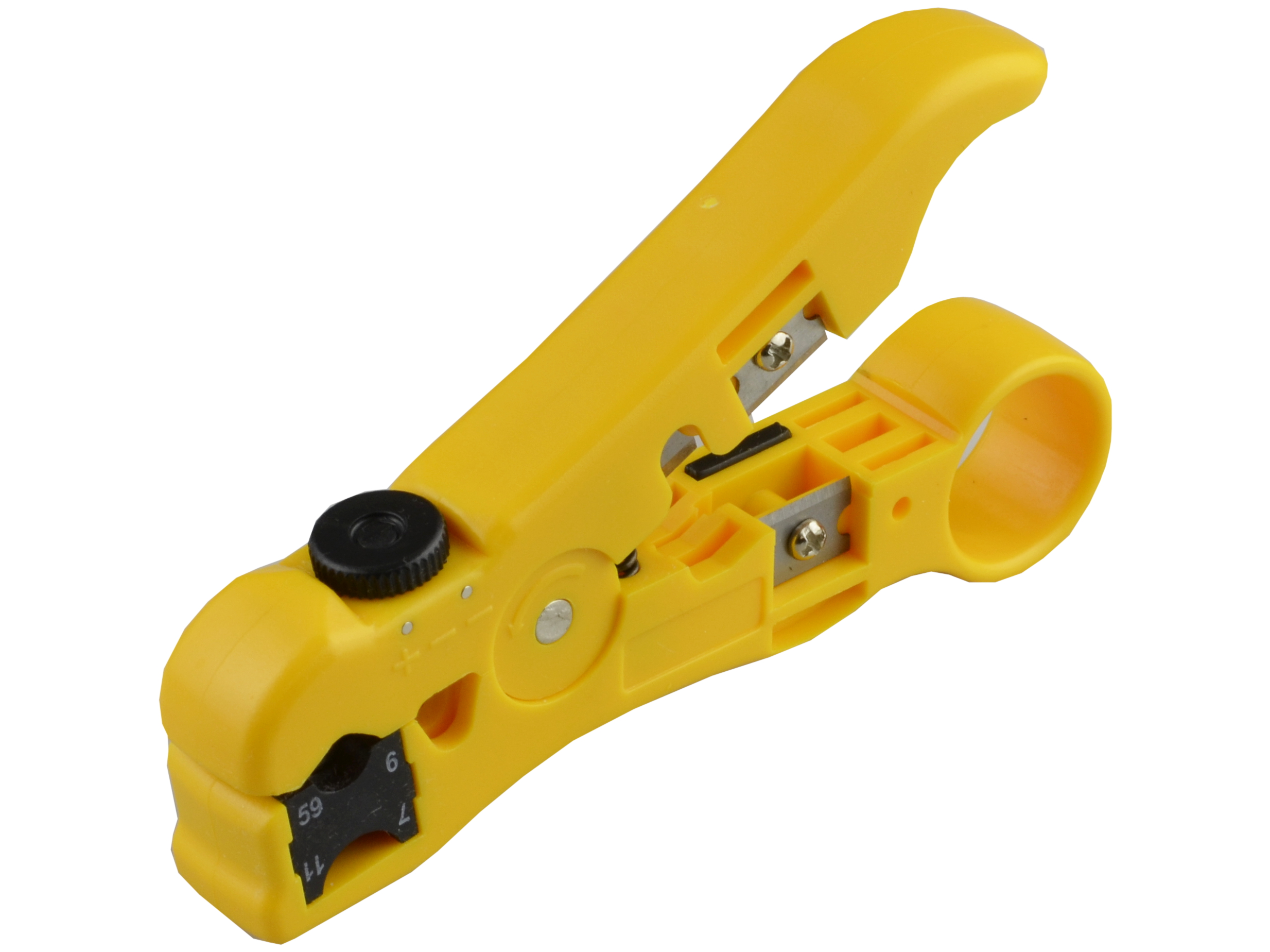 Wydajny ściągacz izolacji z regulowanymi nożami