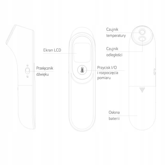 Wbudowany wyświetlacz i wskaźnik poziomu baterii