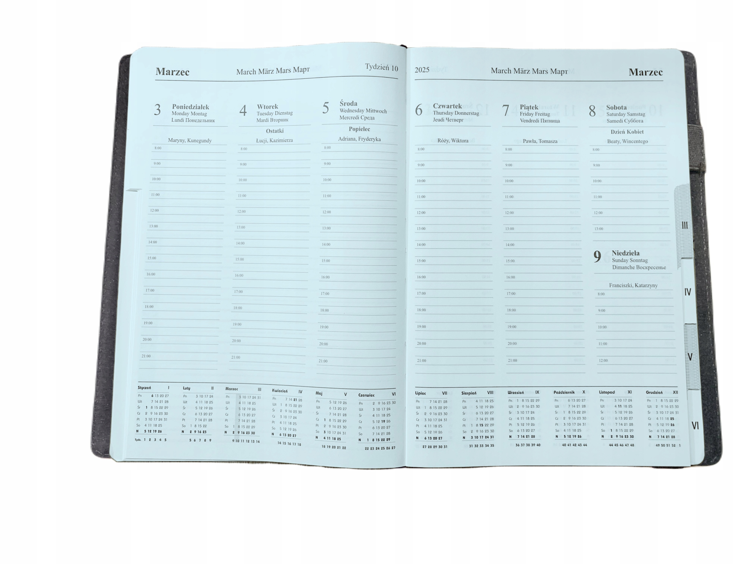 Wymienne wkłady – dostosuj kalendarz do swoich potrzeb