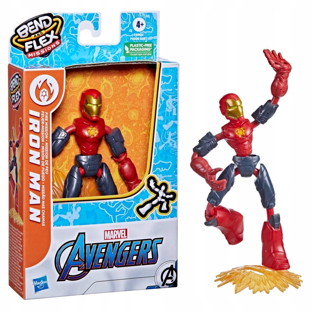 Elastyczne figurki Avengers – Twórz własne pozy i sceny