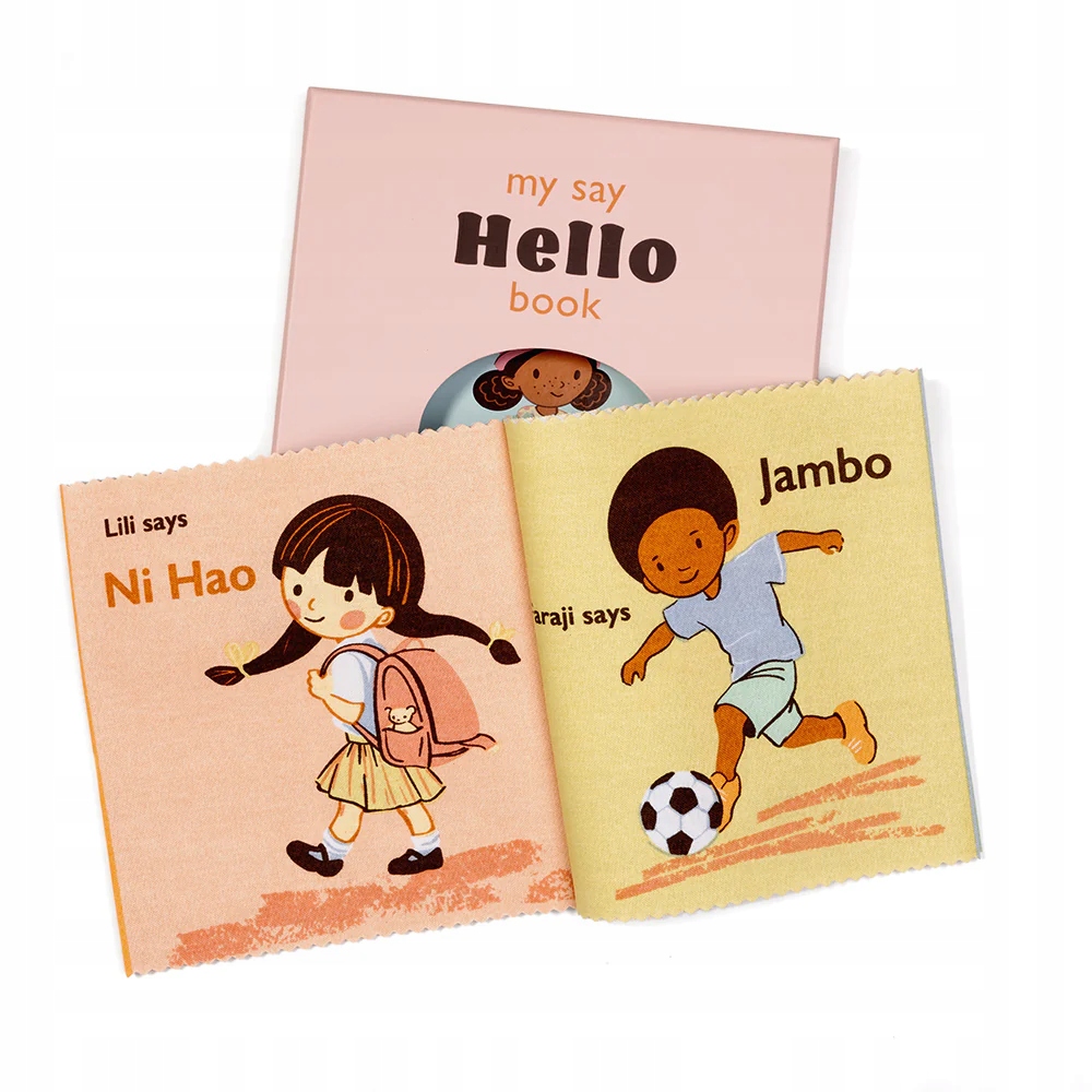 Miękka książeczka - Hello! Rag Book – Idealny towarzysz dla najmłodszych