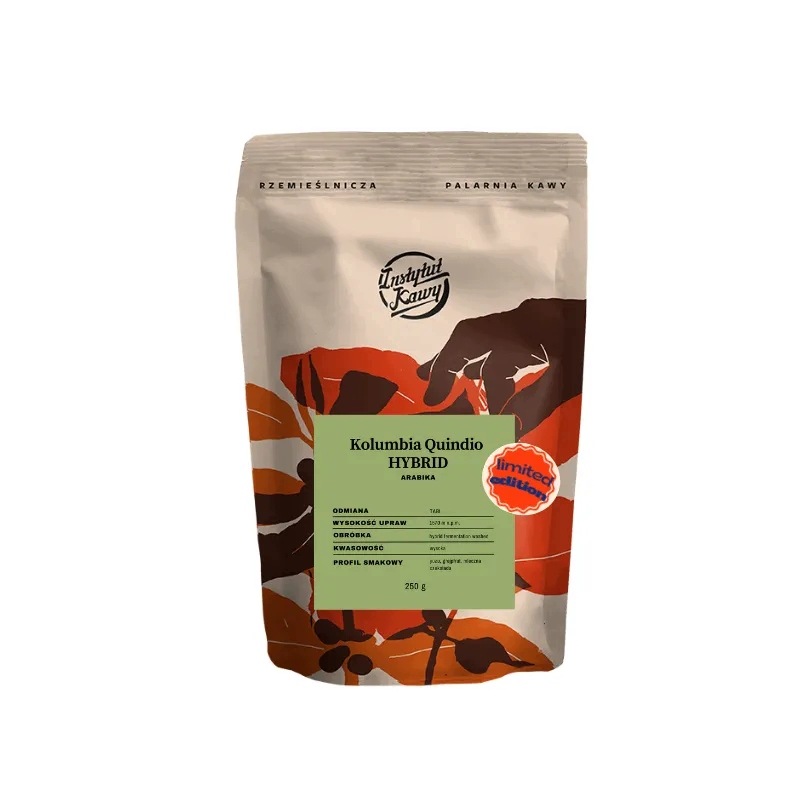 Kawa ziarnista Kolumbia Quindio HYBRID 250g – Wyjątkowy smak z Kolumbii