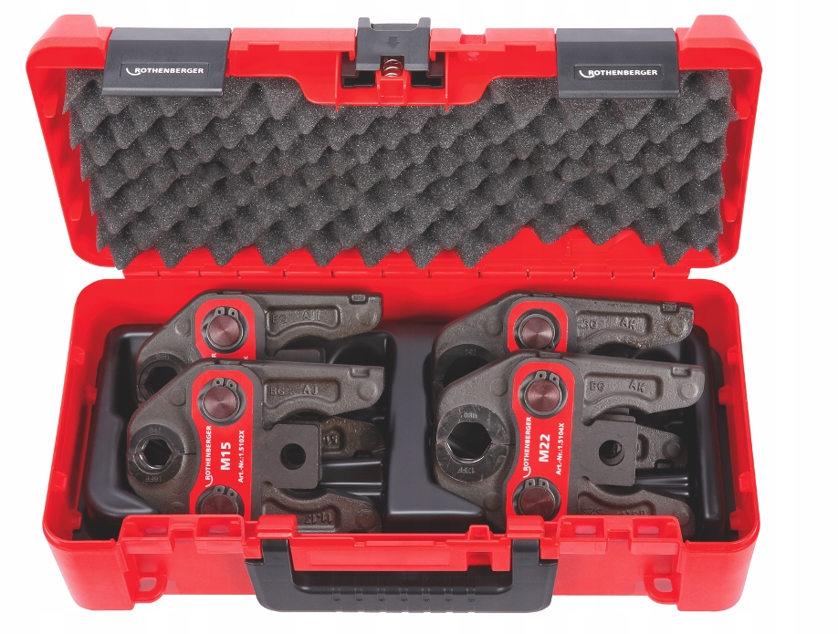 Zestaw szczęk M Rothenberger 15C-18C-22C-28C – Niezawodne narzędzie do mocowania