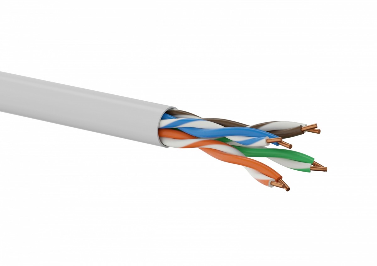 Kabel U/UTP typu linka kat.5e PVC 4x2x26/7AWG 305m szara – Idealne rozwiązanie do instalacji sieciowych