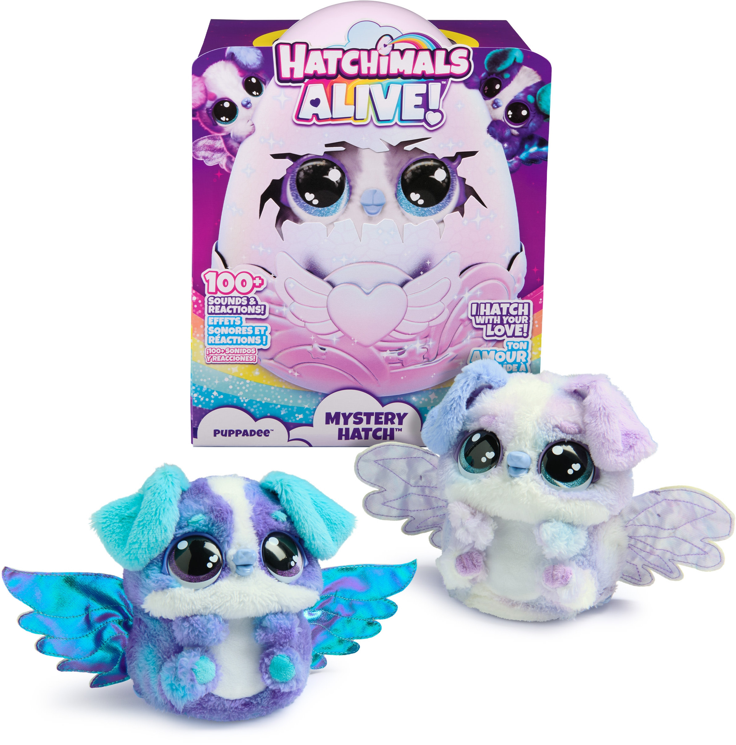 HATCHIMALS Interaktywna zabawka Hatchimal Puppadee – Odkryj magię narodzin