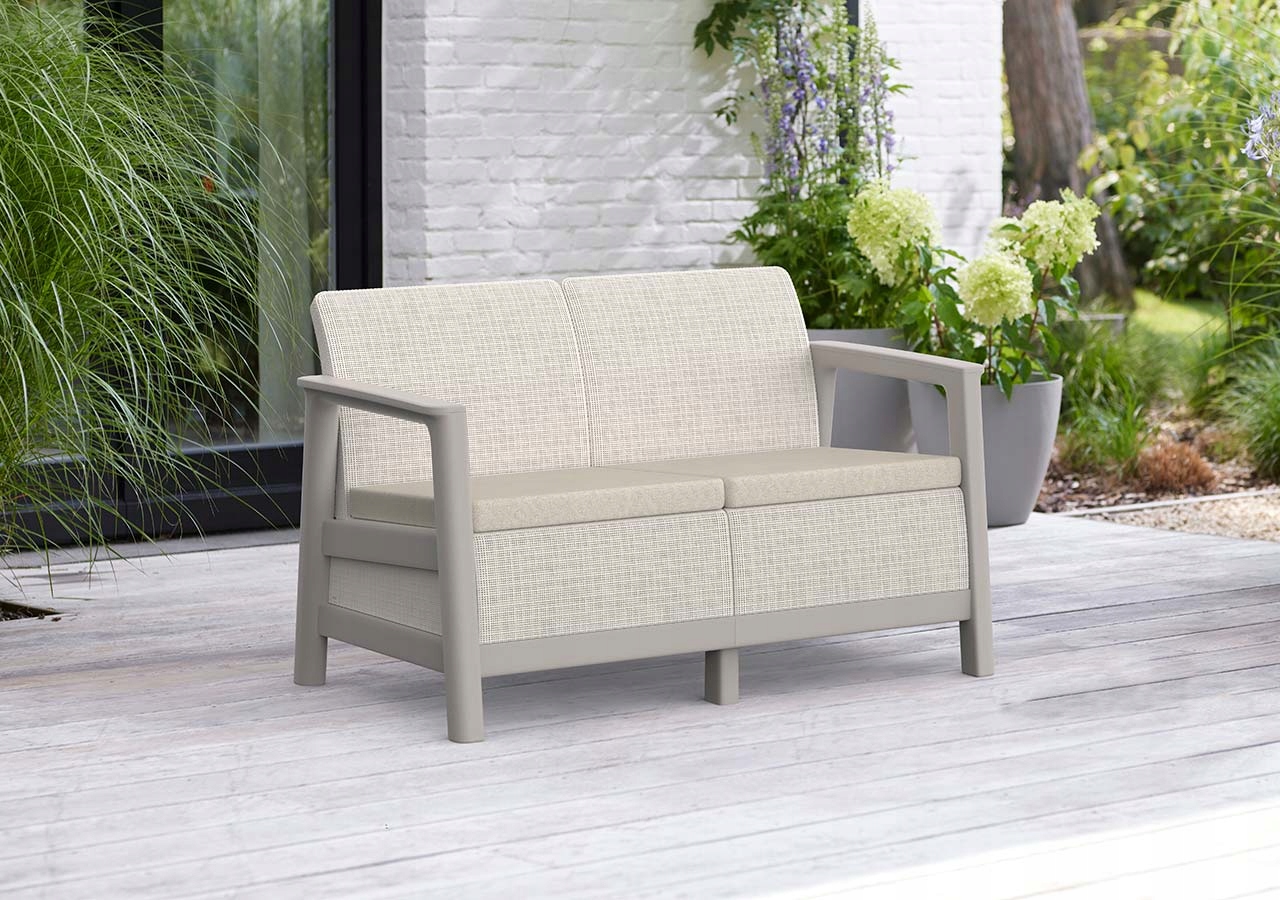 Sofa ogrodowa dwuosobowa Scandi Linea – Komfort i styl w Twoim ogrodzie