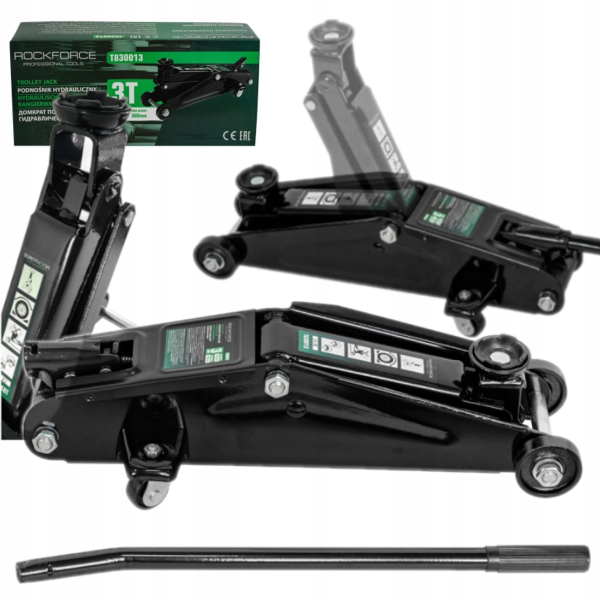 Sourcing ROCKFORCE DŹWIGNIK "ŻABA" 3T – Niezawodny podnośnik do samochodów
