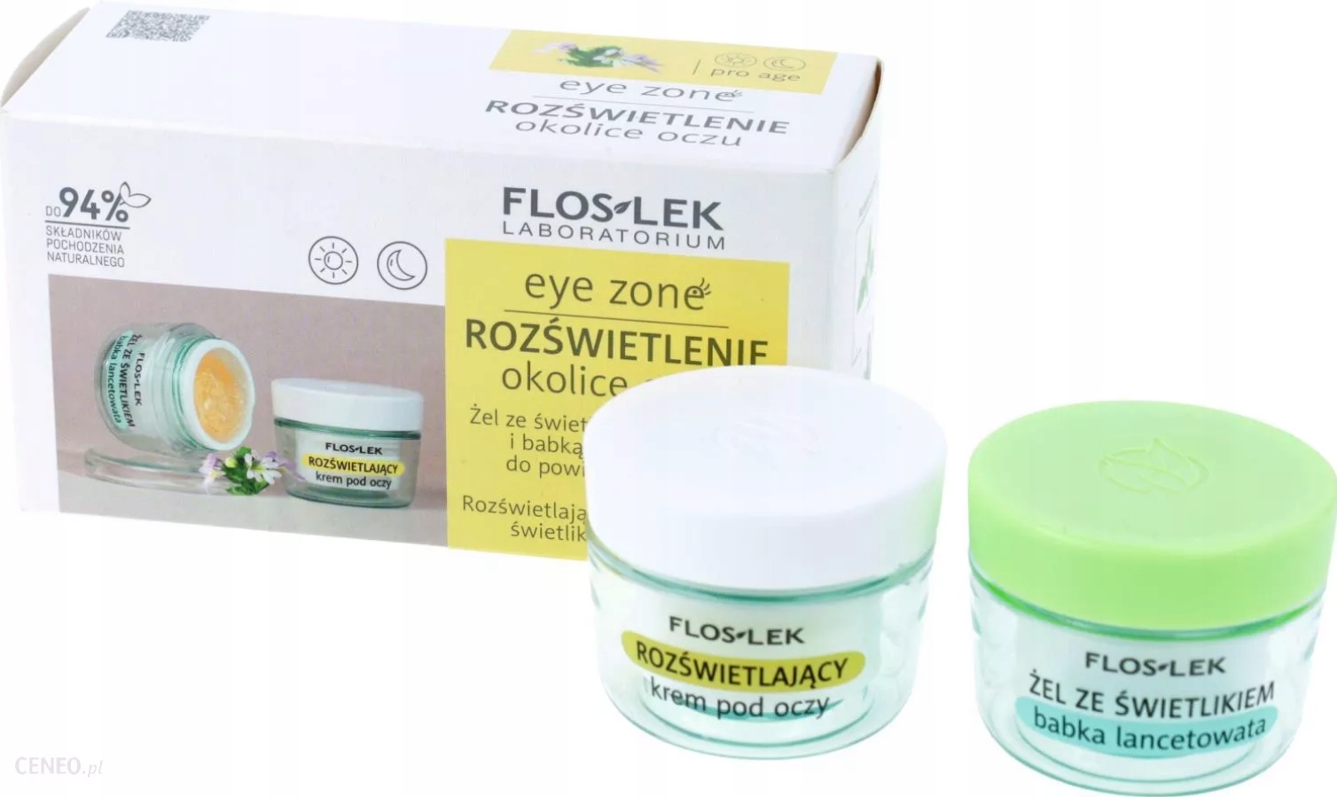 Rozświetlający krem pod oczy ze świetlikiem i witaminą C – nawilżenie i wygładzenie