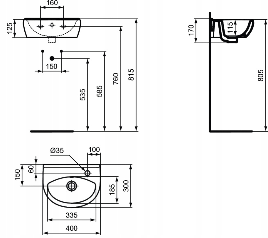 Wymiary: 40x30 cm, głębokość 11,5 cm