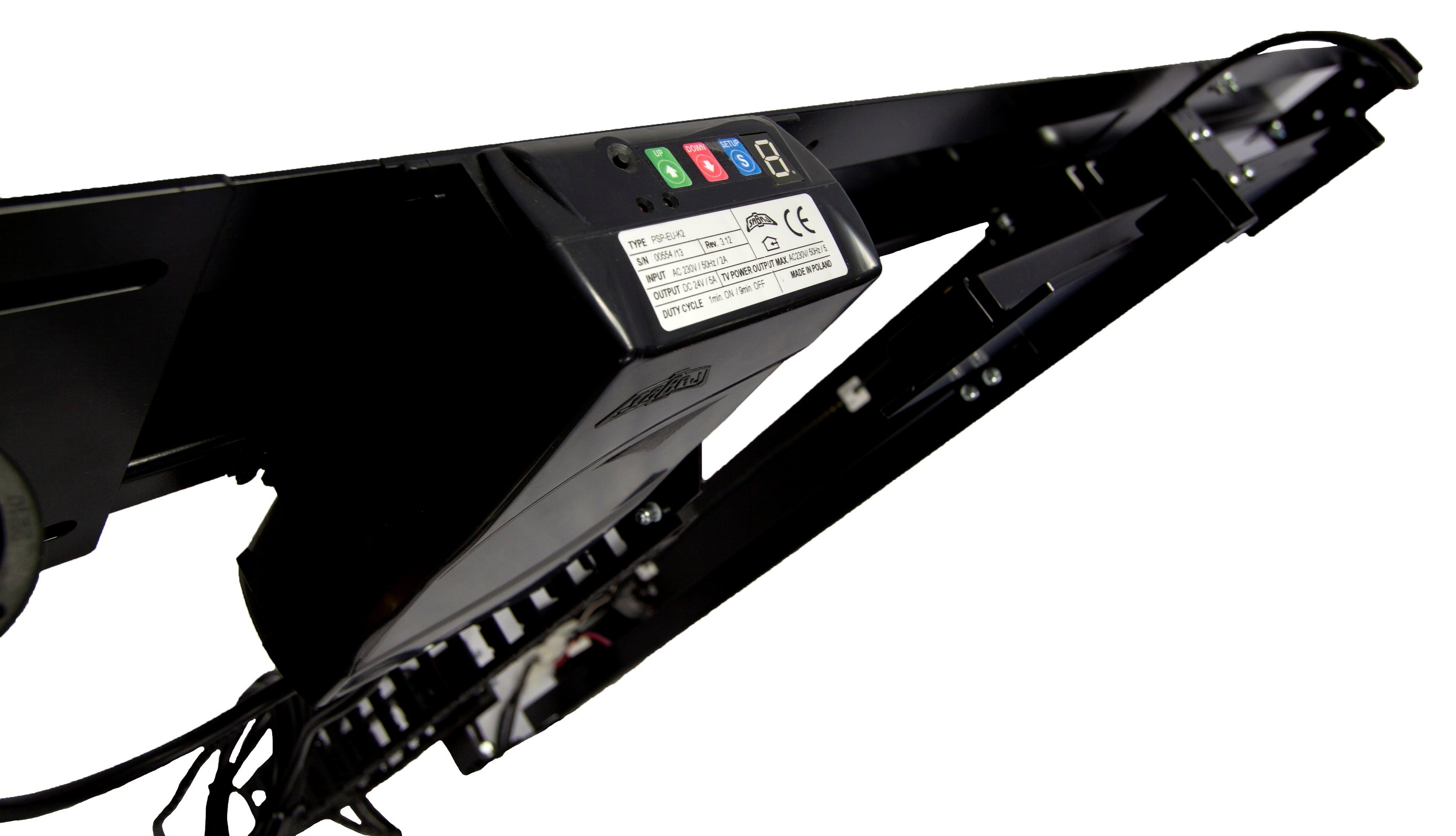 podnośnik do telewizora z cichym silnikiem z automatycznym zabezpieczeniem k-5 premium ir c Sabaj