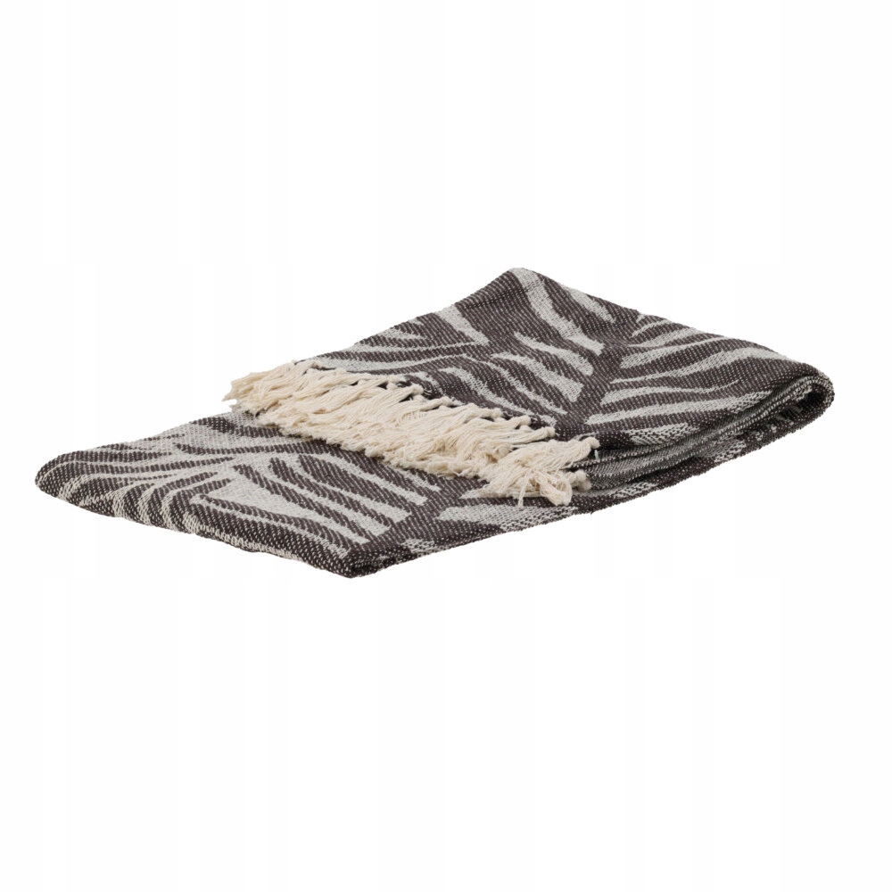 Bawełniana narzuta we wzory 160 x 130 cm – Stylowy dodatek do Twojego wnętrza