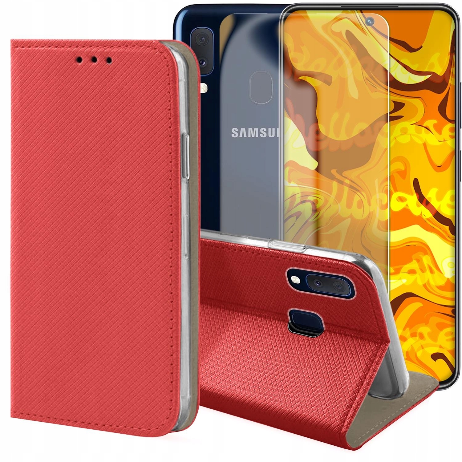 Etui z Klapką Do Samsung Galaxy A20e – Elegancja i Ochrona w Jednym