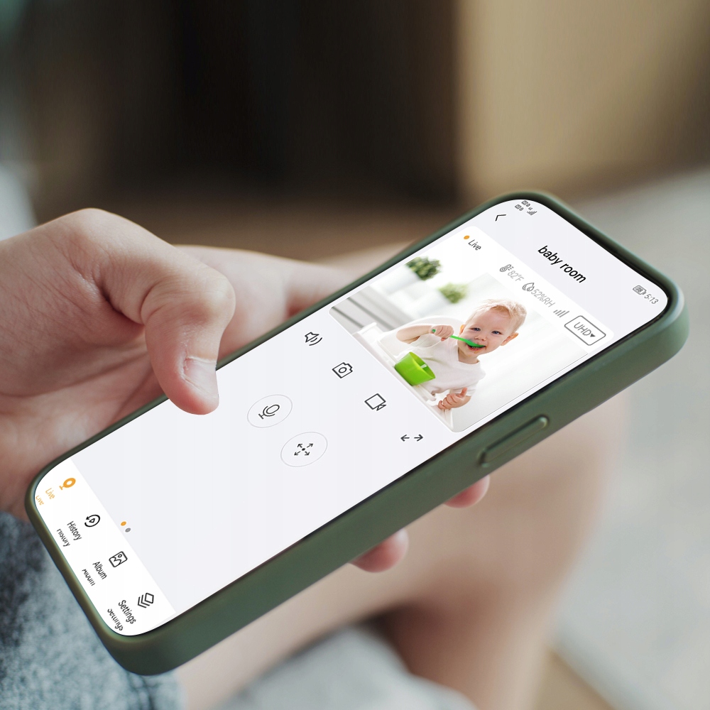 Wysoka jakość obrazu dzięki kamerze HD 2MP