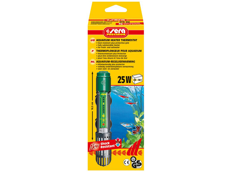 Sera Grzałka z termostatem 25 W – Idealne rozwiązanie dla Twojego akwarium