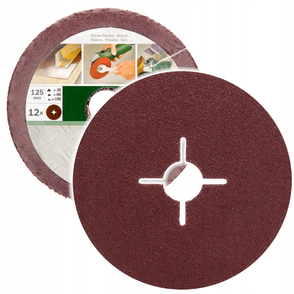 Tarcza Ścierna D/Szlif.kąt, Śr.125mm 12PC – Idealne narzędzie do obróbki metalu