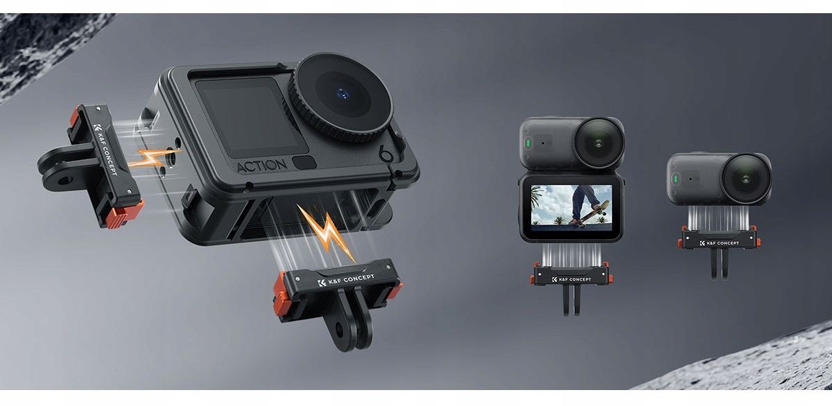 Magnetyczna Szybkozłączka Uchwyt Magnes Do Dji Osmo Action 6 / Nano – Innowacyjne mocowanie dla kamer sportowych