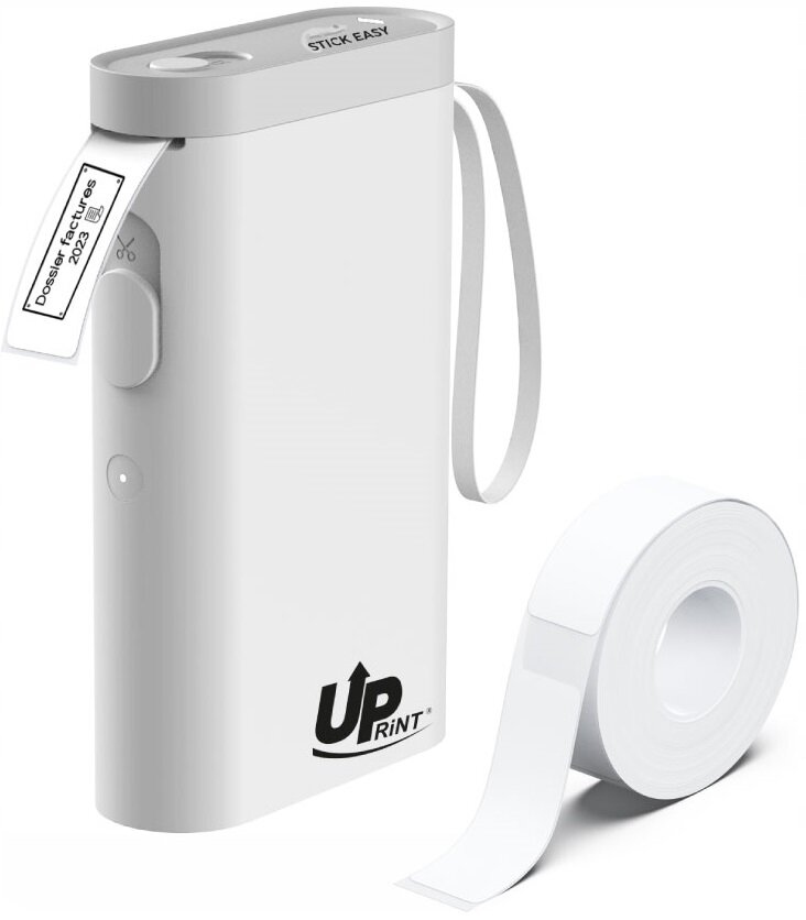 Zestaw zawiera wszystko, co potrzebne – Kabel USB-C i rolka etykiet
