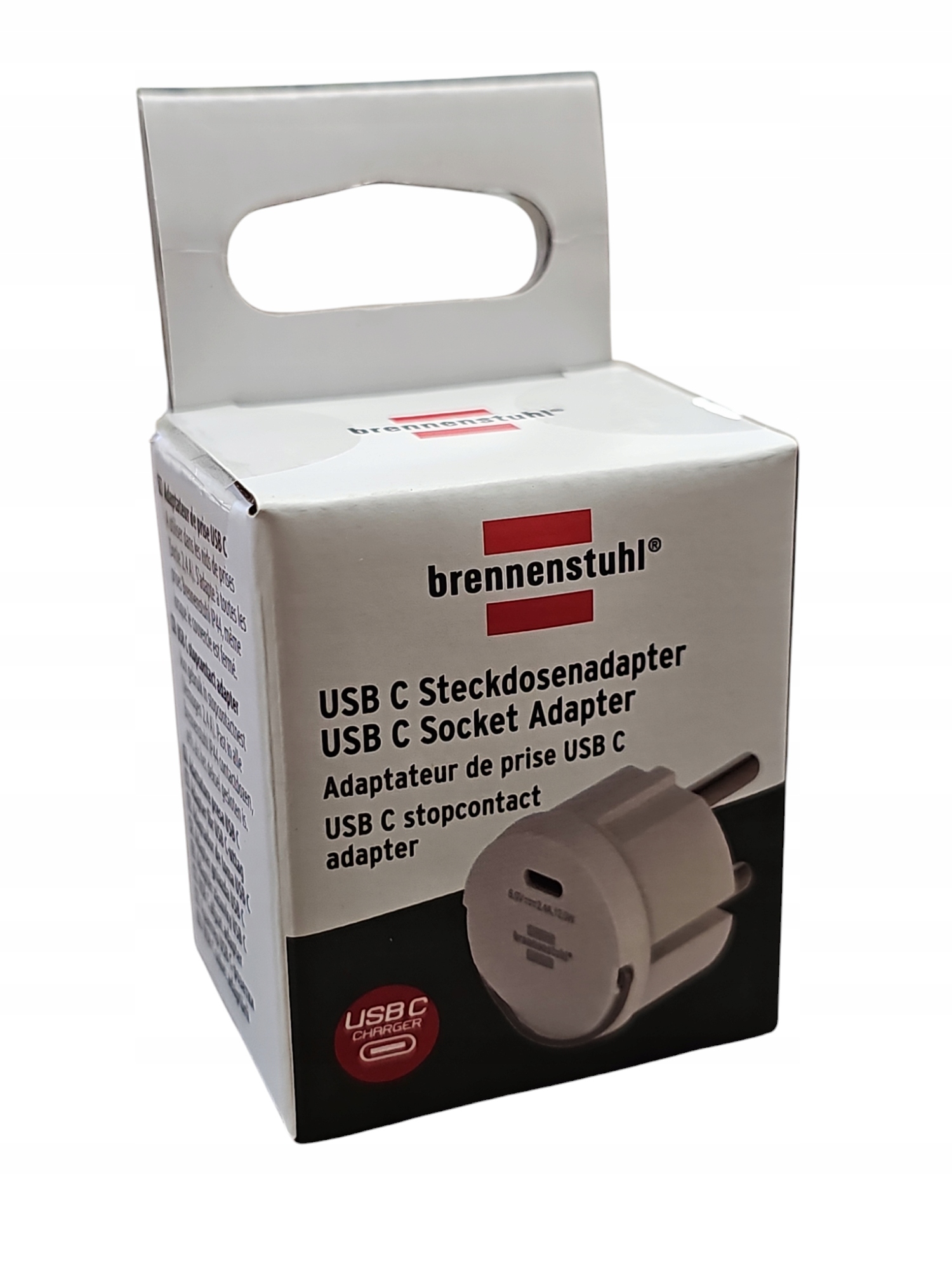 Adapter gniazda USB C 2,4A biały 1508110010 – Idealne rozwiązanie do ładowania