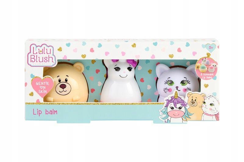 CREATE IT! LuluBlush balsam do ust zwierzeta 3 sztuki – Urocza pielęgnacja dla najmłodszych