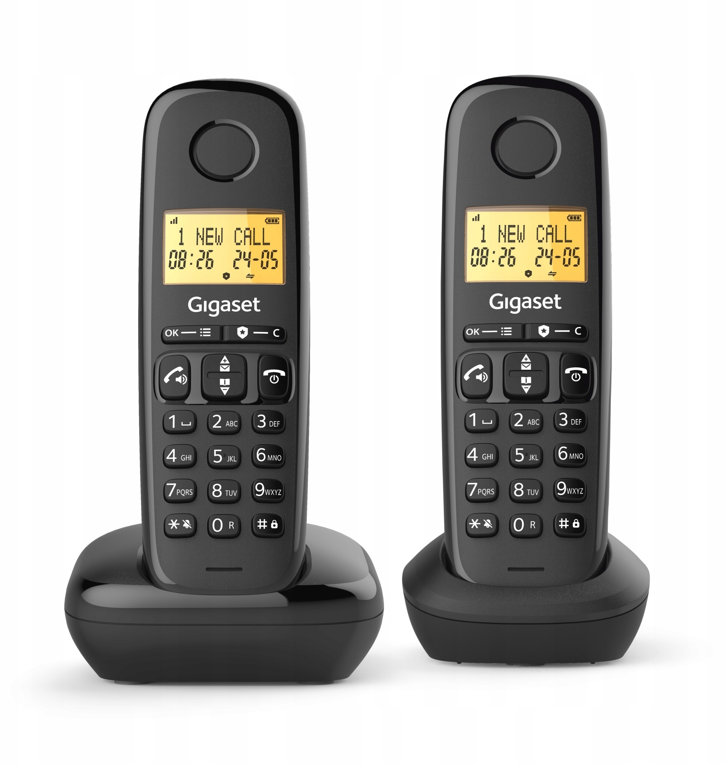 Gigaset Telefon DECT analog Basic 100 DUO – Niezawodna komunikacja w Twoim domu