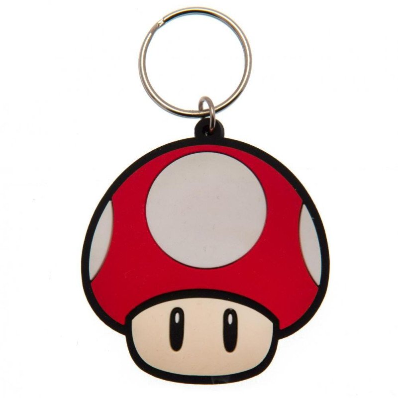 Oryginalny breloczek z czerwonym grzybkiem