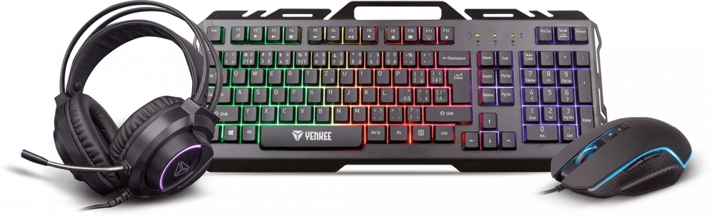 Ergonomiczna klawiatura z podświetleniem RGB i funkcją anti-ghosting