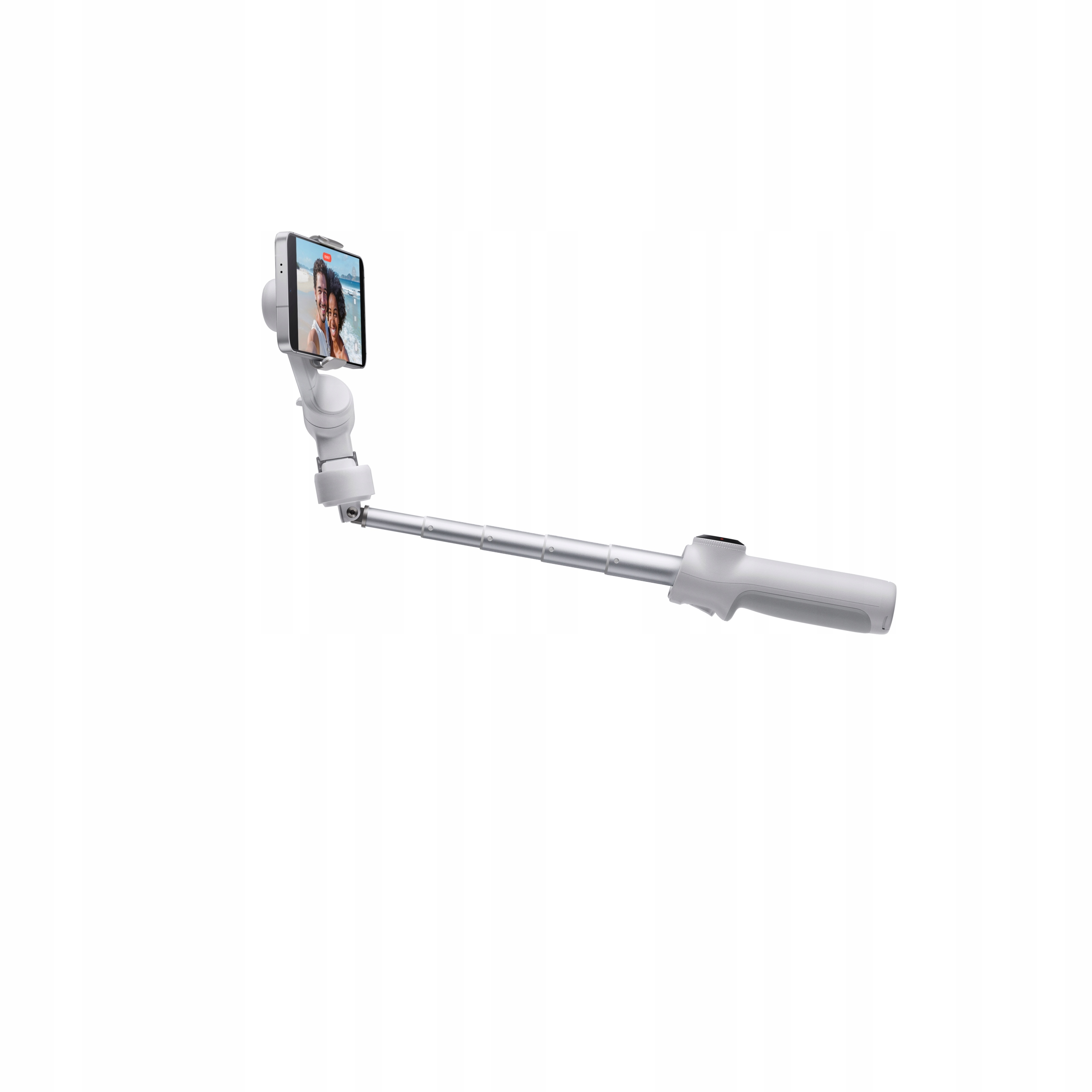 Wbudowany selfie stick i metalowy trójnóg