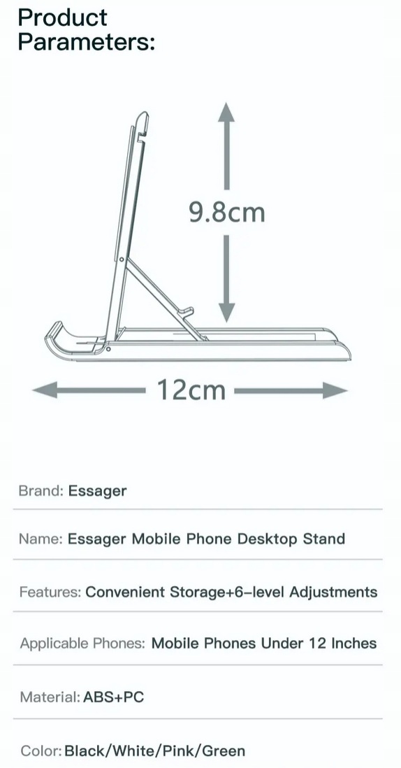 Przenośny uchwyt na biurko – Wygoda w podróży
