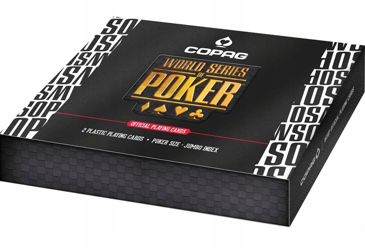 Karty Copag WOSP Double Set – Oficjalne karty do gry z World Series of Poker