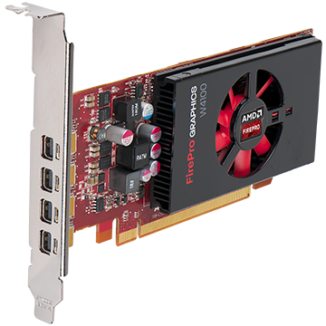 AMD FirePro™ W4100 professional graphics card