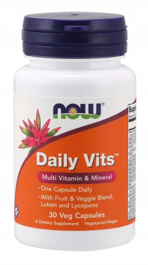 Now Foods Daily Vits – Multiwitamina dla Twojego zdrowia