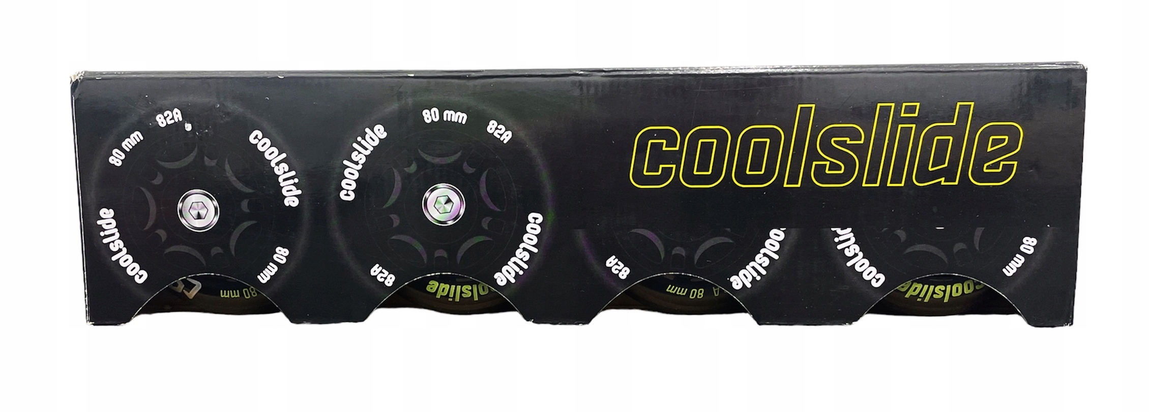 Kółka do rolek łyżworolek Coolslide świecące LED Wheel 80mm czarne – Styl i wydajność w jednym