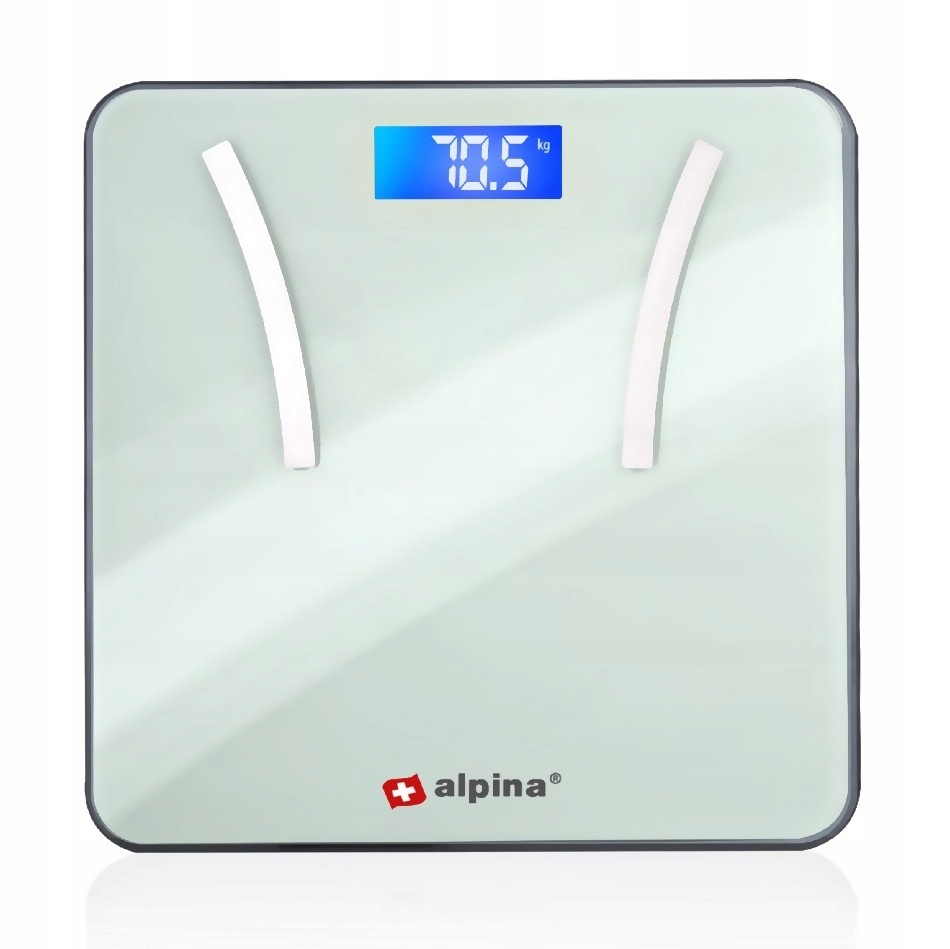Alpina - Inteligentna waga łazienkowa z aplikacją do monitorowania 180 kg