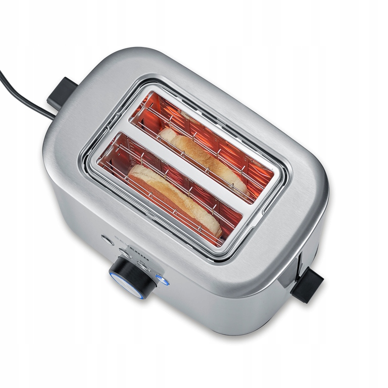 Duże komory opiekania – Doskonałe dla tostów XXL i bajgli