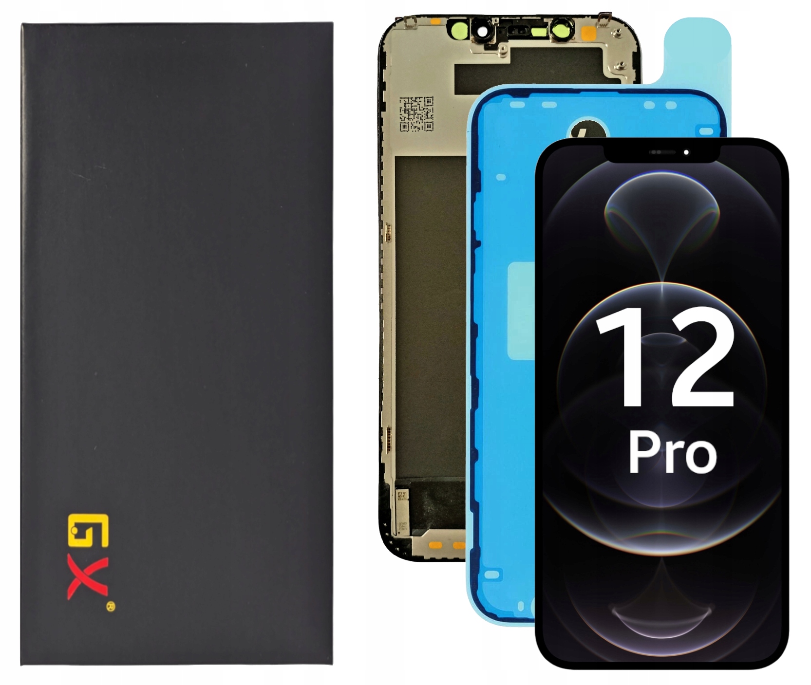 Wyświetlacz Ekran LCD do iPhone 12 Pro GX OLED z Uszczelką – Idealne rozwiązanie dla Twojego telefonu