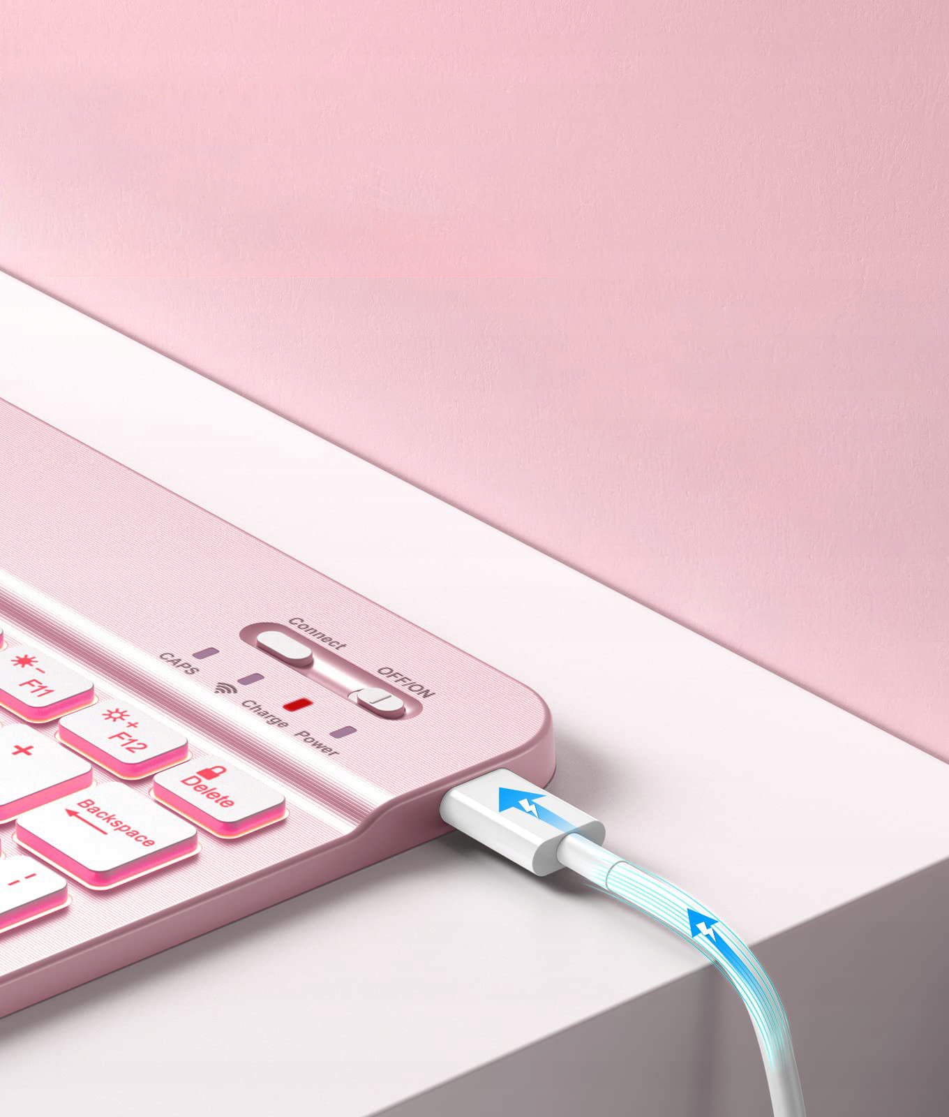 Etui z klawiaturą RGB do Apple iPad 11 2025/10 2022 – Idealne połączenie stylu i funkcjonalności