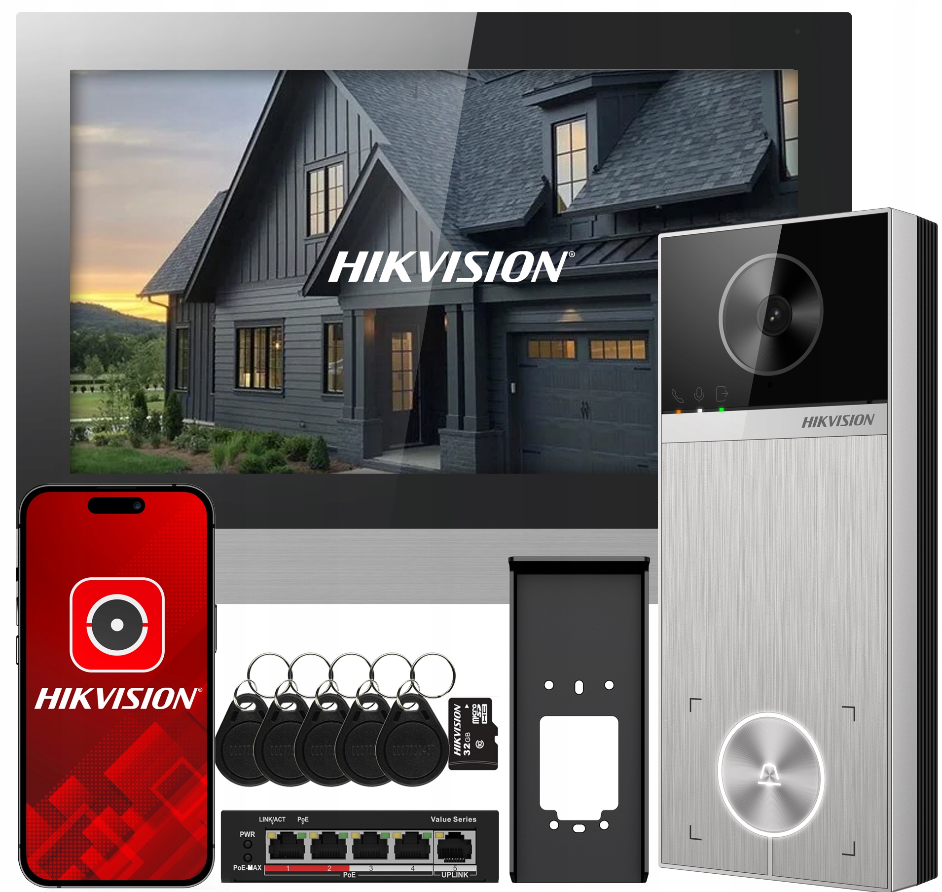 Wysoka jakość obrazu dzięki rozdzielczości 4MP i szerokiemu kątowi widzenia 150°