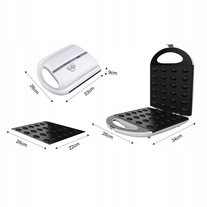 Wydajność i moc – 1400 W dla szybkiego pieczenia