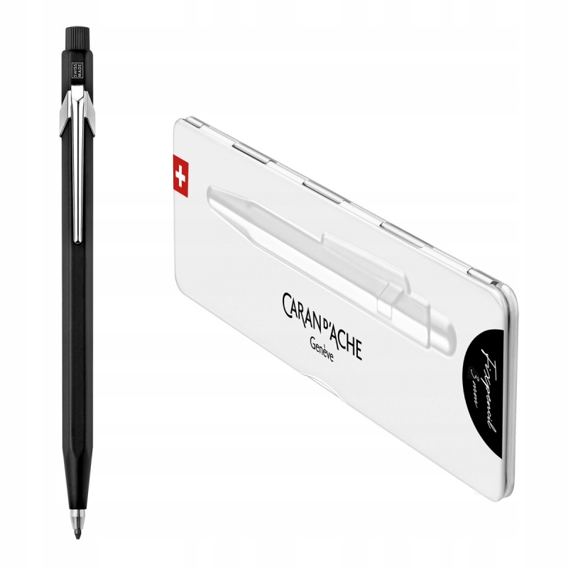 Mechanizm przyciskowy i łatwe napełnianie grafitami