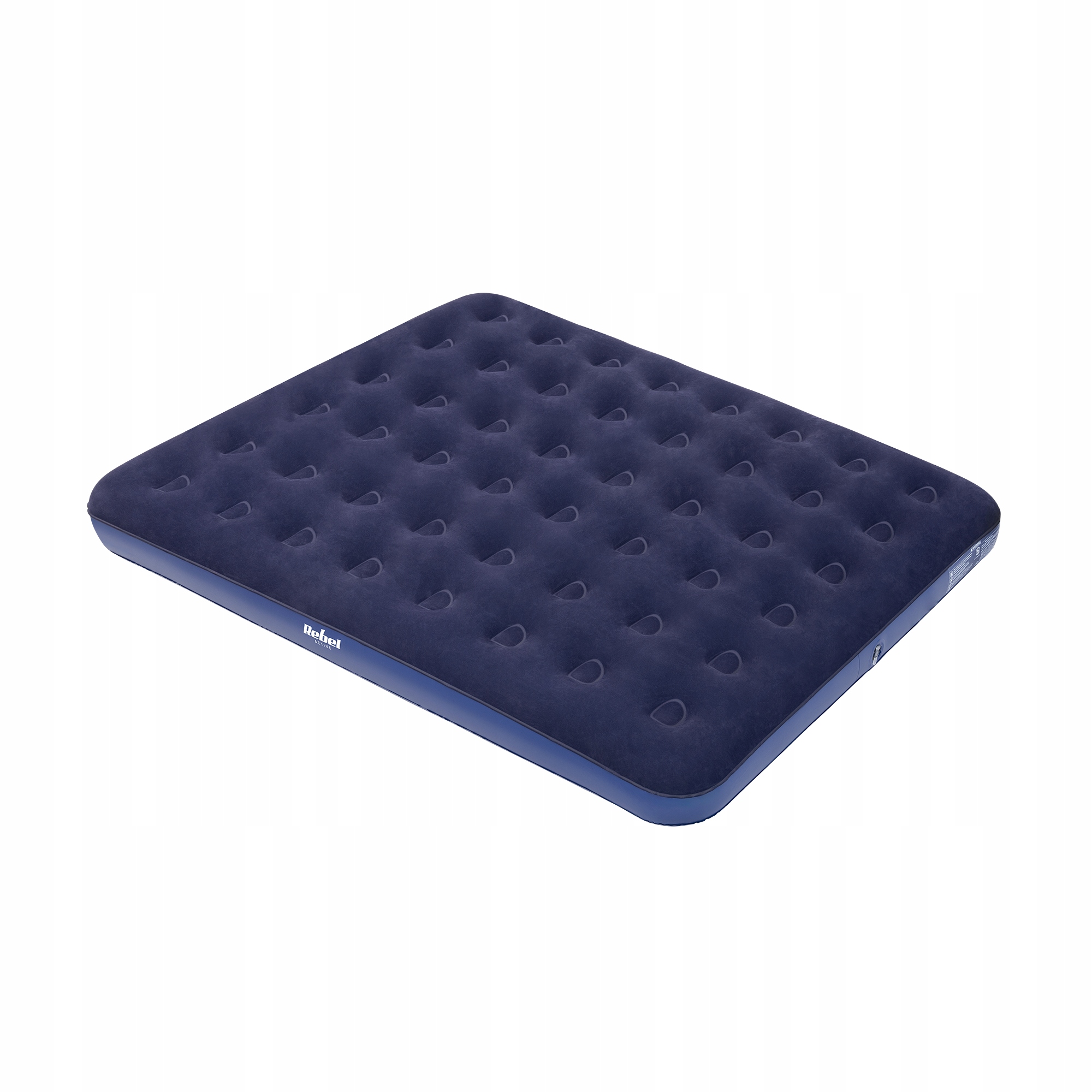 Materac dmuchany dwuosobowy REBEL ACTIVE 203x152x22 – Komfortowy sen w każdych warunkach