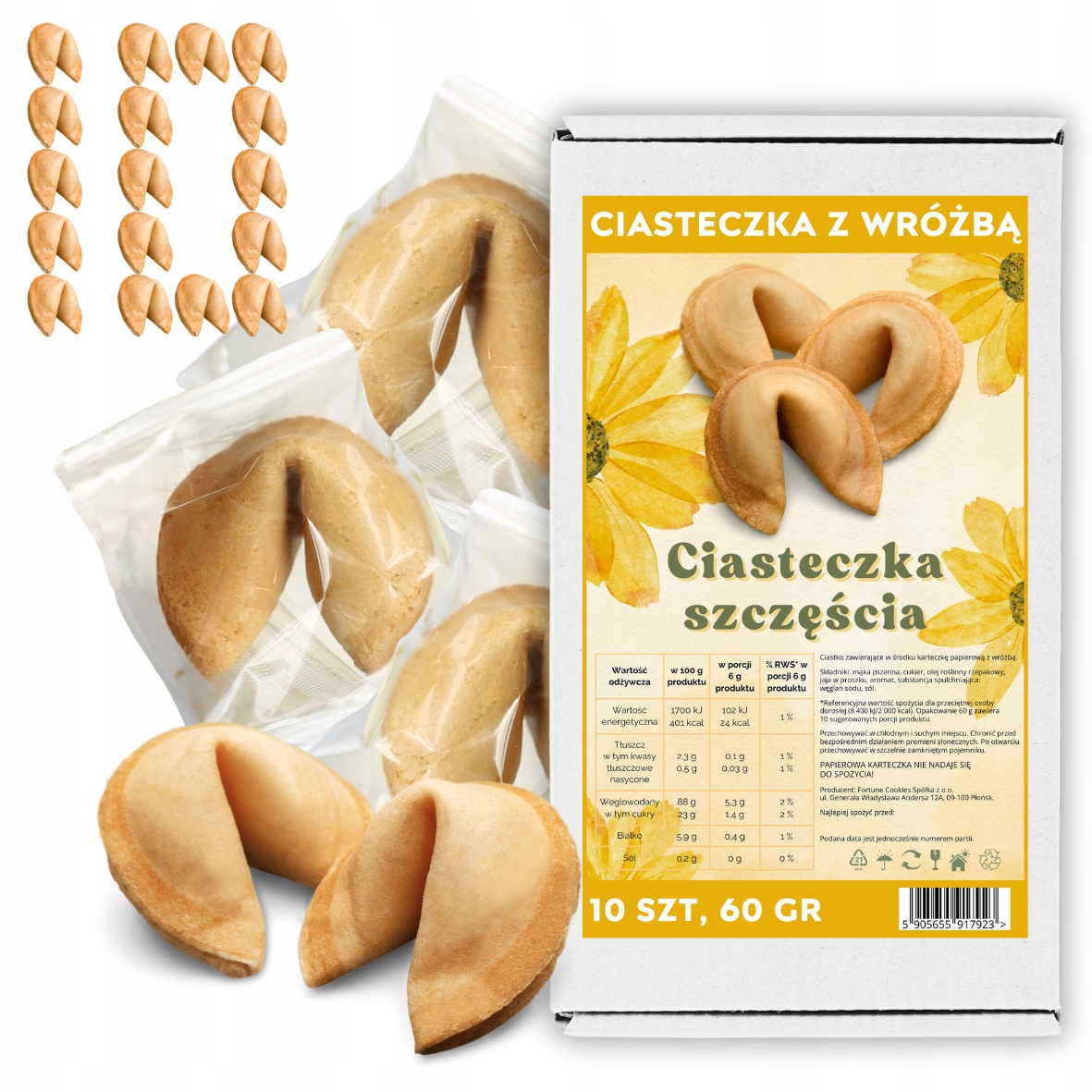 Ciasteczka z Wróżbą Szczęścia – MagiaCiast dla Twoich gości