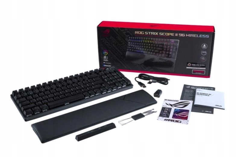 Klawiatura Asus ROG Strix Scope II 96 Wireless (ROG RX RED / PBT) – Idealna dla graczy